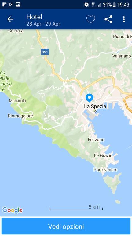 Hotel Cinqueterre Behind à La Spezia Extérieur photo